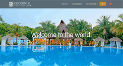 Desktop Screenshot of occidentalvacationclub.com